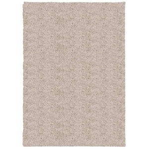 Tappeto Shaggy PAMPLONA a Pelo Lungo Moderno Beige 120x170 cm 375212