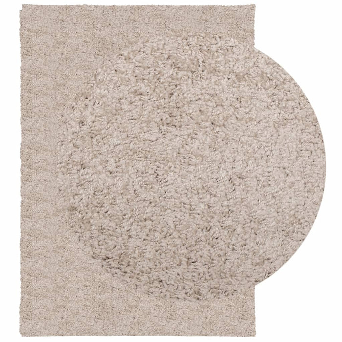 Tappeto Shaggy PAMPLONA a Pelo Lungo Moderno Beige 120x170 cm 375212