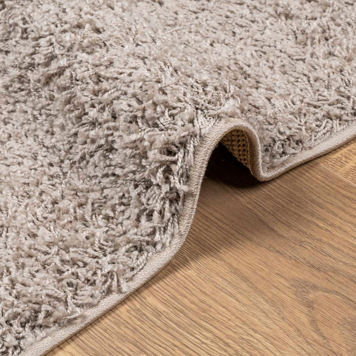 Tappeto Shaggy PAMPLONA a Pelo Lungo Moderno Beige 140x200 cm 375213