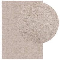 Tappeto Shaggy PAMPLONA a Pelo Lungo Moderno Beige 160x230 cm 375215