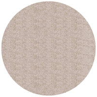 Tappeto Shaggy a Pelo Lungo Moderno Beige Ã˜ 80 cmcod mxl 87436