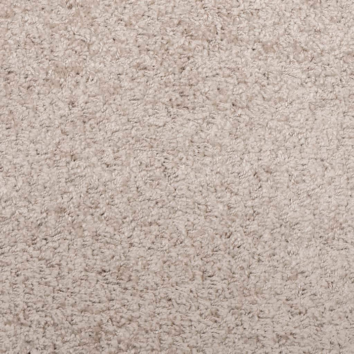 Tappeto Shaggy PAMPLONA a Pelo Lungo Moderno Beige Ø 120 cm 375223