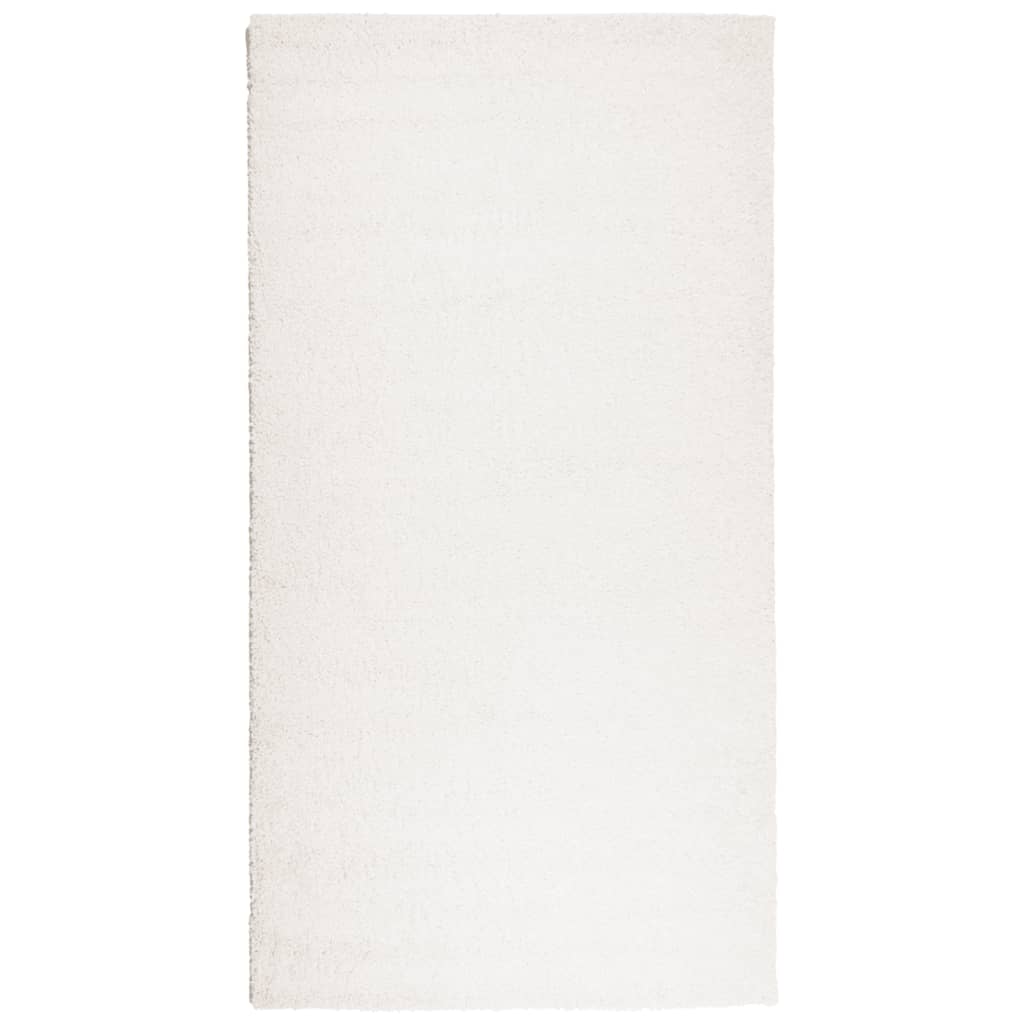 Tappeto Shaggy PAMPLONA a Pelo Lungo Moderno Crema 80x150 cm 375229