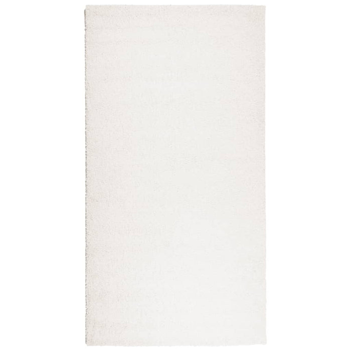 Tappeto Shaggy PAMPLONA a Pelo Lungo Moderno Crema 80x150 cm 375229