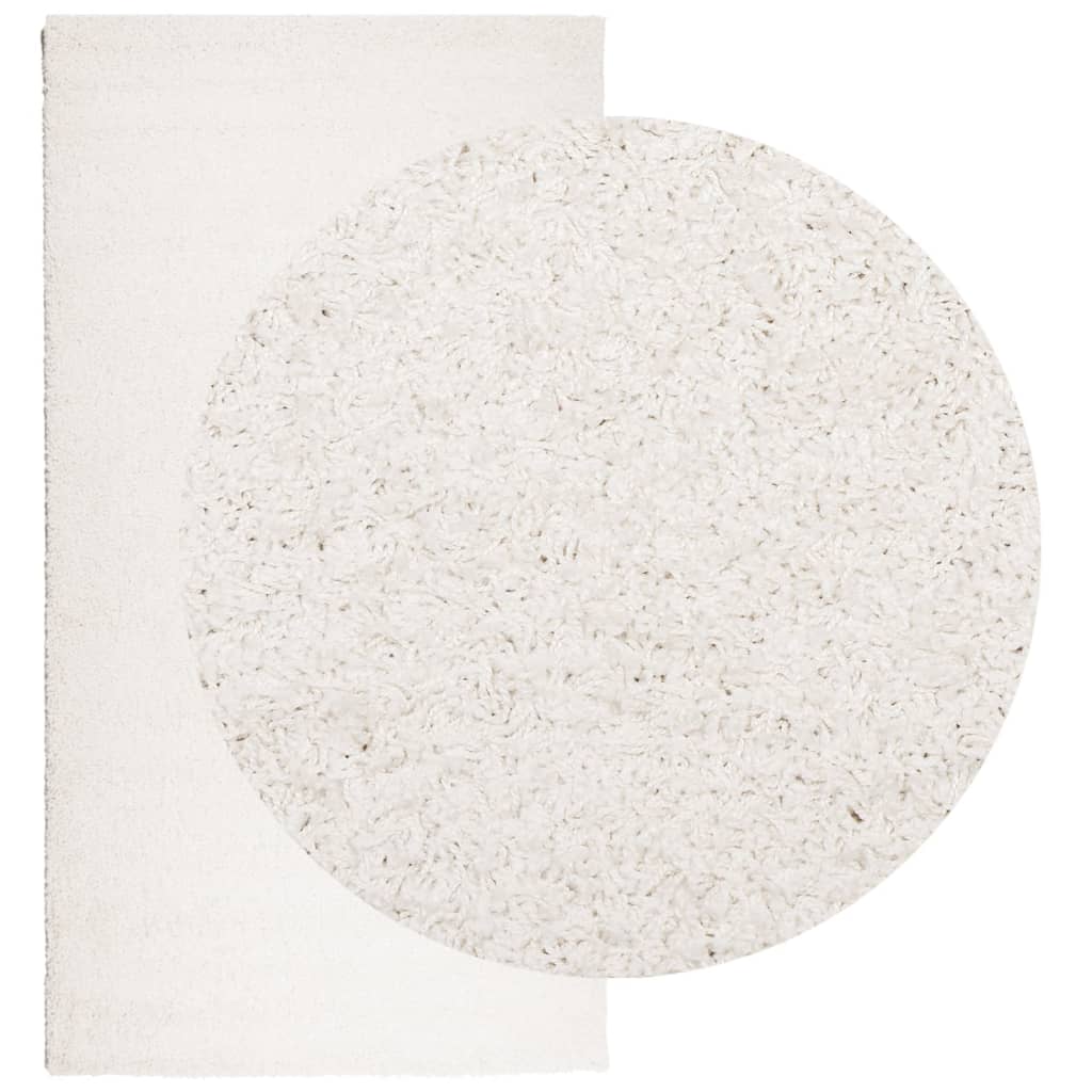 Tappeto Shaggy PAMPLONA a Pelo Lungo Moderno Crema 80x150 cm 375229
