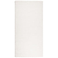 Tappeto Shaggy PAMPLONA a Pelo Lungo Moderno Crema 100x200 cm 375232