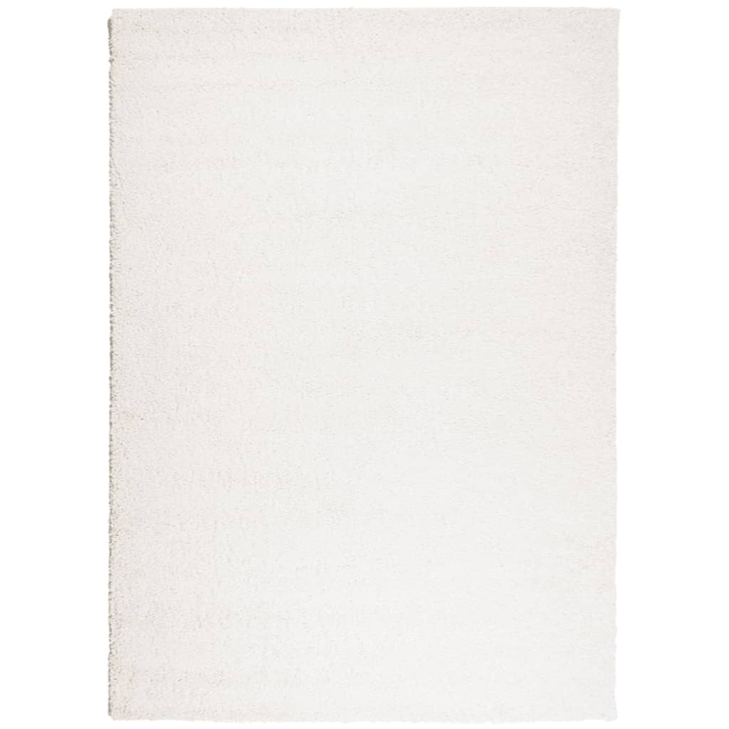 Tappeto Shaggy PAMPLONA a Pelo Lungo Moderno Crema 200x280 cm 375239