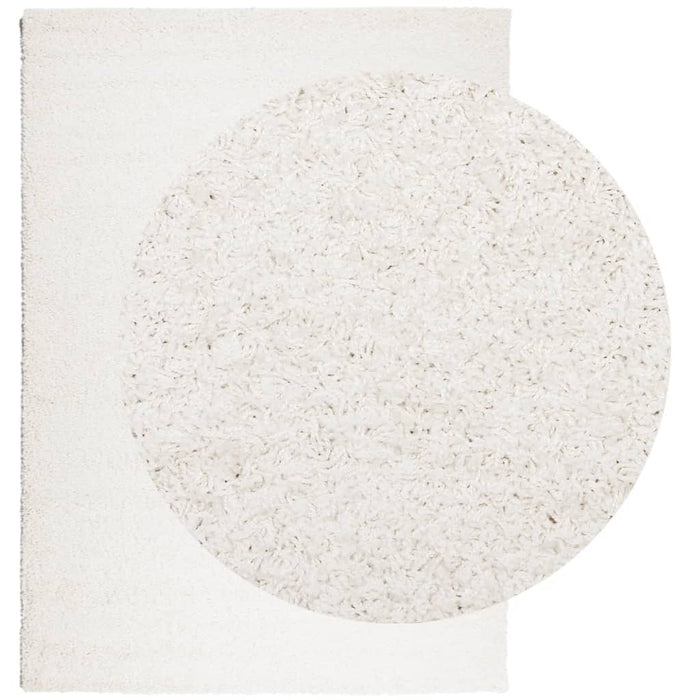 Tappeto Shaggy PAMPLONA a Pelo Lungo Moderno Crema 200x280 cm 375239