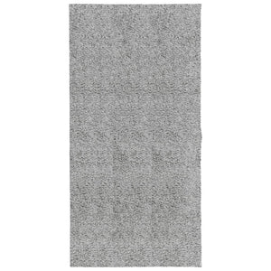 Tappeto Shaggy PAMPLONA a Pelo Lungo Moderno Grigio 100x200 cm 375254