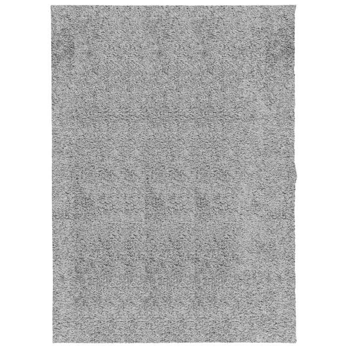 Tappeto Shaggy PAMPLONA a Pelo Lungo Moderno Grigio 140x200 cm 375257