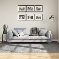 Tappeto Shaggy PAMPLONA a Pelo Lungo Moderno Grigio 160x230 cm 375259