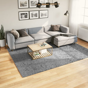 Tappeto Shaggy PAMPLONA a Pelo Lungo Moderno Grigio 200x280 cm 375261