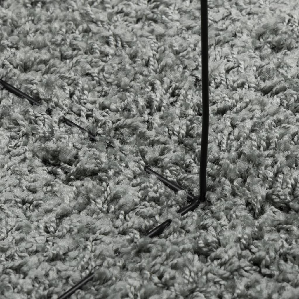 Tappeto Shaggy PAMPLONA a Pelo Lungo Moderno Verde 160x230 cm 375303
