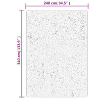 Tappeto Shaggy PAMPLONA a Pelo Lungo Moderno Verde 240x340 cm 375307