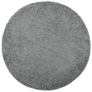 Tappeto Shaggy a Pelo Lungo Moderno Verde Ã˜ 120 cmcod mxl 89569