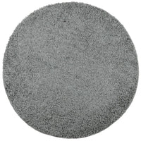 Tappeto Shaggy PAMPLONA a Pelo Lungo Moderno Verde Ø 120 cm 375311