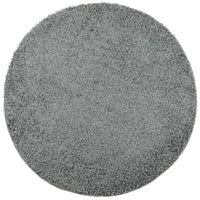 Tappeto Shaggy a Pelo Lungo Moderno Verde Ã˜ 160 cmcod mxl 114608