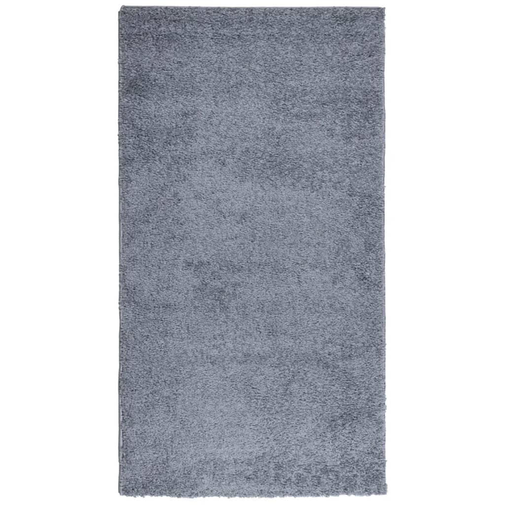 Tappeto Shaggy PAMPLONA a Pelo Lungo Moderno Blu 80x150 cm 375317