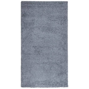 Tappeto Shaggy PAMPLONA a Pelo Lungo Moderno Blu 80x150 cm 375317