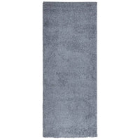 Tappeto Shaggy a Pelo Lungo Moderno Blu 80x200 cmcod mxl 88602