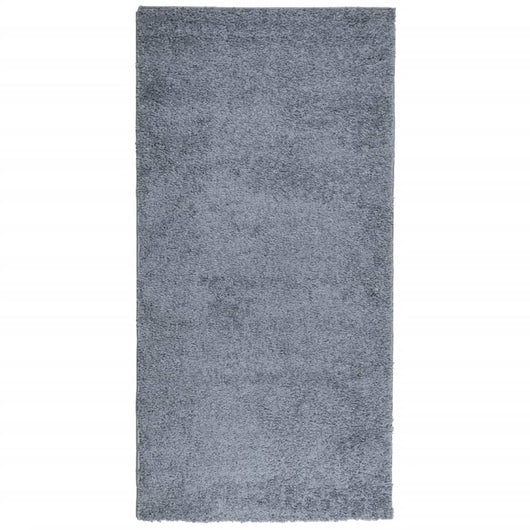 Tappeto Shaggy PAMPLONA a Pelo Lungo Moderno Blu 100x200 cm