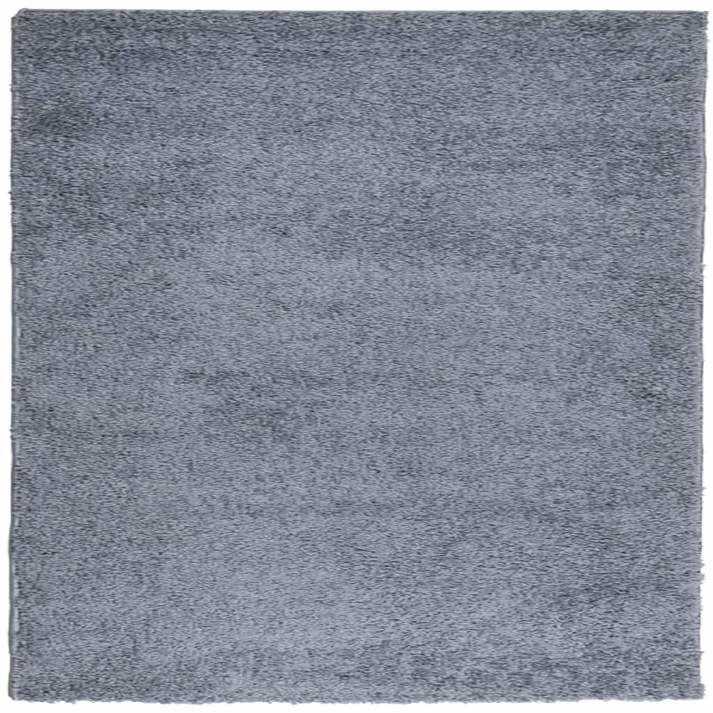 Tappeto Shaggy PAMPLONA a Pelo Lungo Moderno Blu 160x160 cm 375324