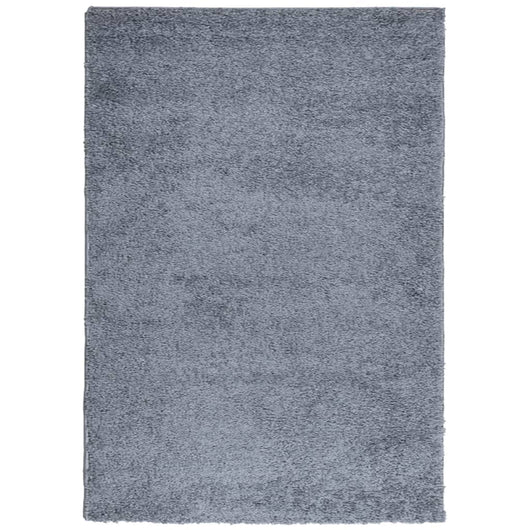 Tappeto Shaggy a Pelo Lungo Moderno Blu 160x230 cmcod mxl 113568