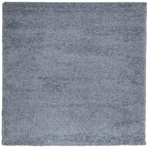 Tappeto Shaggy PAMPLONA a Pelo Lungo Moderno Blu 240x240 cm 375328