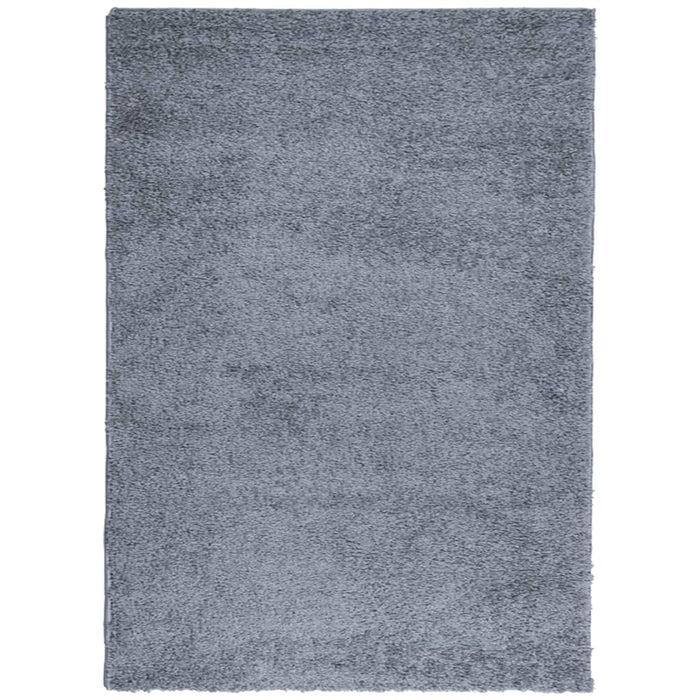 Tappeto Shaggy PAMPLONA a Pelo Lungo Moderno Blu 240x340 cm