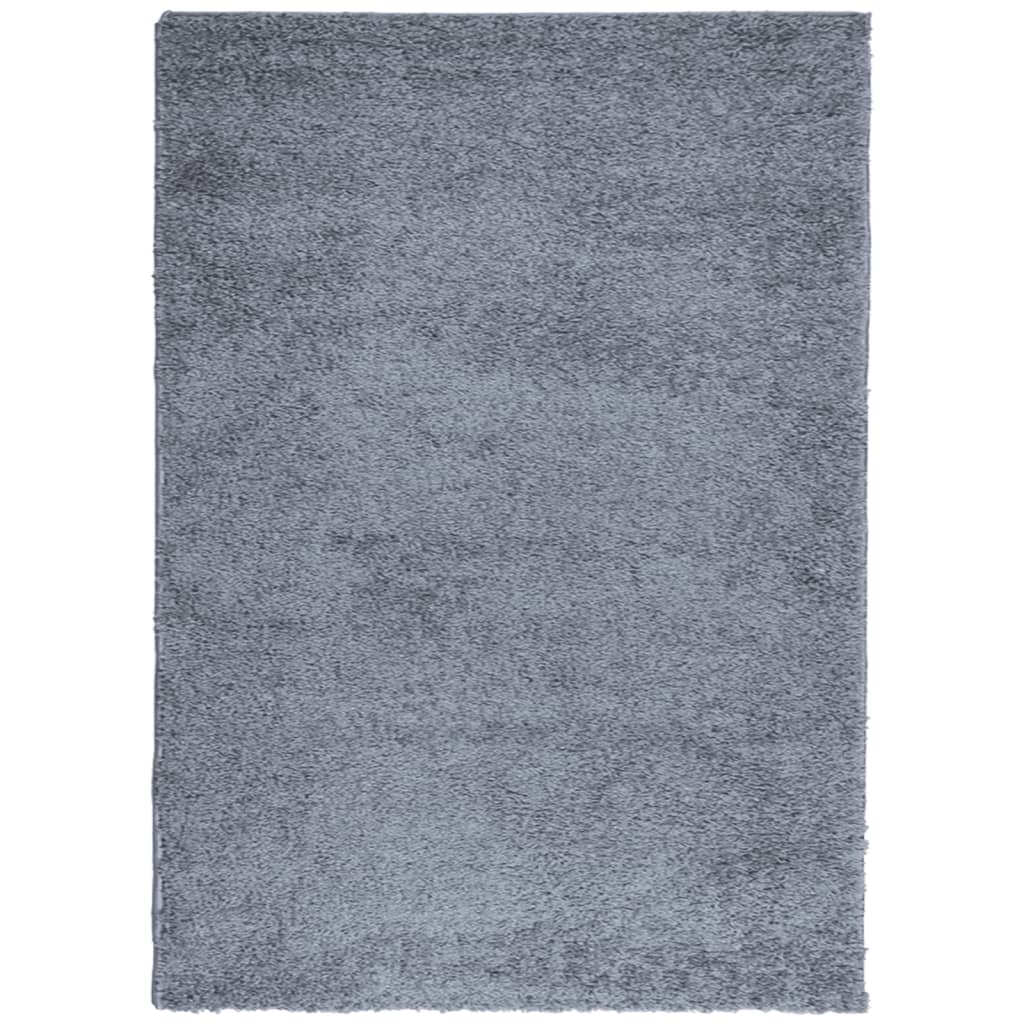 Tappeto Shaggy PAMPLONA a Pelo Lungo Moderno Blu 240x340 cm 375329