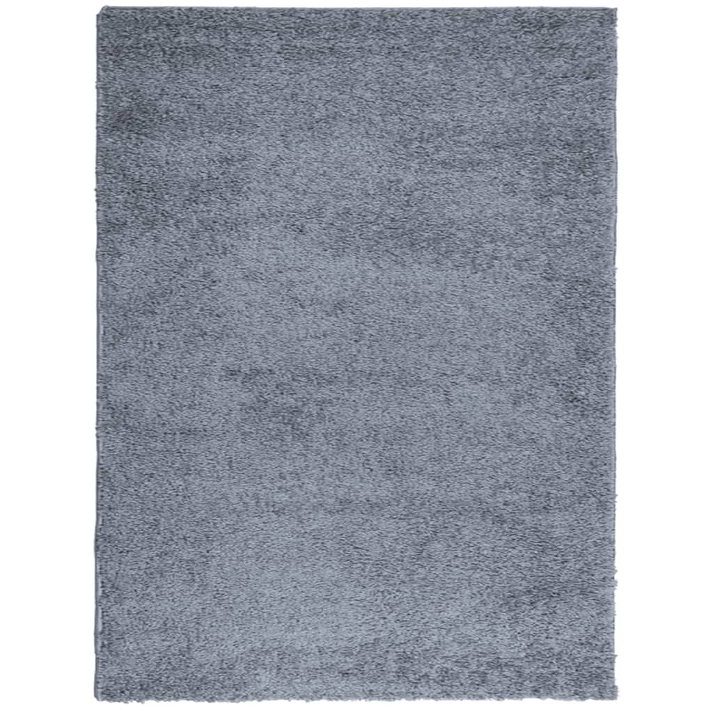 Tappeto Shaggy PAMPLONA a Pelo Lungo Moderno Blu 300x400 cm 375330