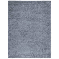 Tappeto Shaggy PAMPLONA a Pelo Lungo Moderno Blu 300x400 cm 375330