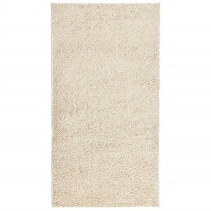Tappeto Shaggy PAMPLONA a Pelo Lungo Moderno Oro 80x150 cm 375339