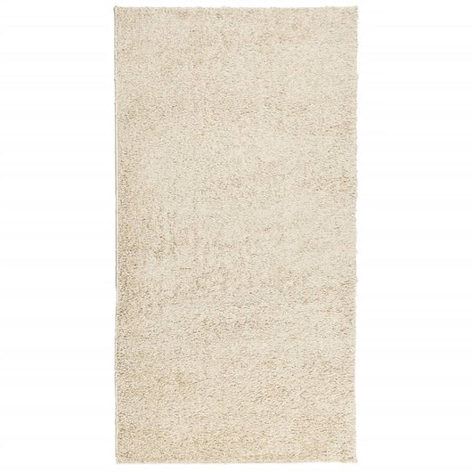 Tappeto Shaggy PAMPLONA a Pelo Lungo Moderno Oro 80x150 cm 375339