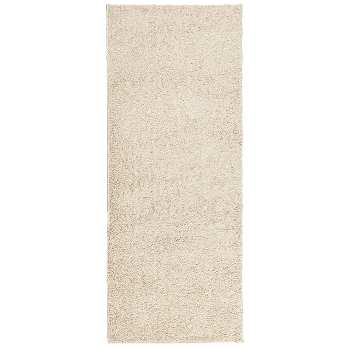 Tappeto Shaggy PAMPLONA a Pelo Lungo Moderno Oro 80x200 cm