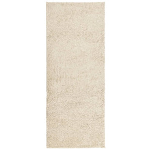 Tappeto Shaggy PAMPLONA a Pelo Lungo Moderno Oro 80x200 cm 375340