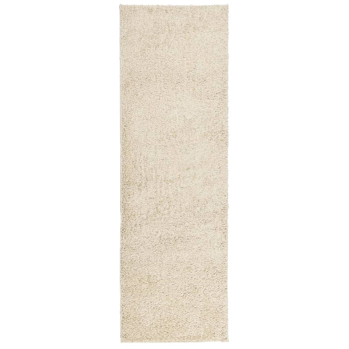 Tappeto Shaggy PAMPLONA a Pelo Lungo Moderno Oro 80x250 cm