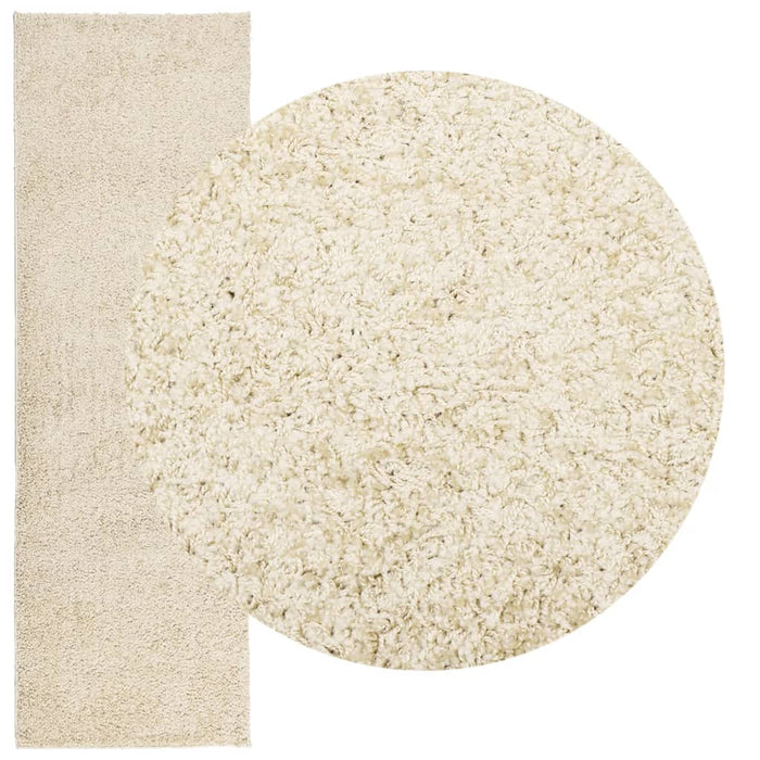 Tappeto Shaggy PAMPLONA a Pelo Lungo Moderno Oro 80x250 cm 375341