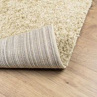 Tappeto Shaggy PAMPLONA a Pelo Lungo Moderno Oro 80x250 cm