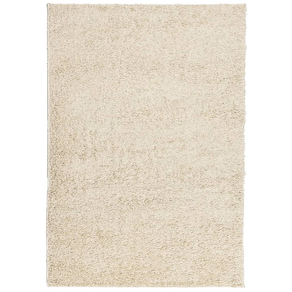 Tappeto Shaggy a Pelo Lungo Moderno Oro 140x200 cmcod mxl 87946