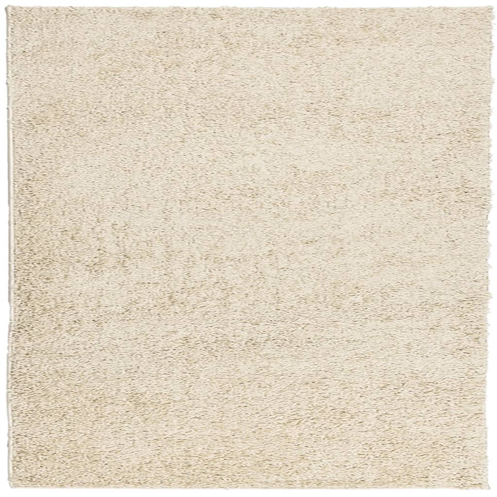 Tappeto Shaggy PAMPLONA a Pelo Lungo Moderno Oro 160x160 cm 375346
