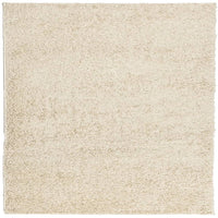 Tappeto Shaggy a Pelo Lungo Moderno Oro 160x160 cmcod mxl 117083