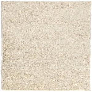 Tappeto Shaggy a Pelo Lungo Moderno Oro 160x160 cmcod mxl 117083