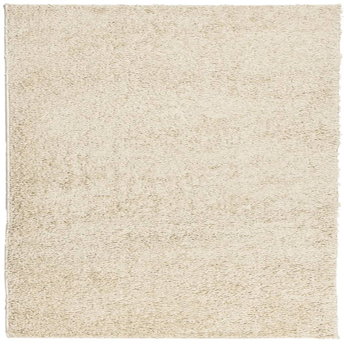 Tappeto Shaggy a Pelo Lungo Moderno Oro 160x160 cmcod mxl 117083
