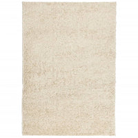 Tappeto Shaggy PAMPLONA a Pelo Lungo Moderno Oro 160x230 cm 375347