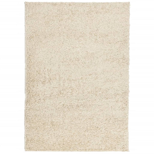 Tappeto Shaggy PAMPLONA a Pelo Lungo Moderno Oro 160x230 cm 375347