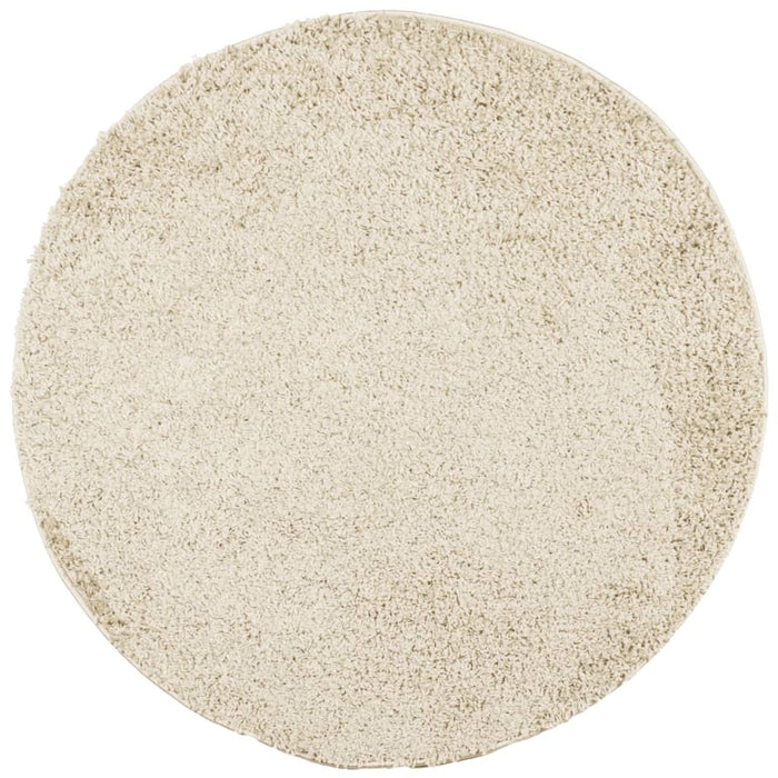 Tappeto Shaggy PAMPLONA a Pelo Lungo Moderno Oro Ø 160 cm 375356