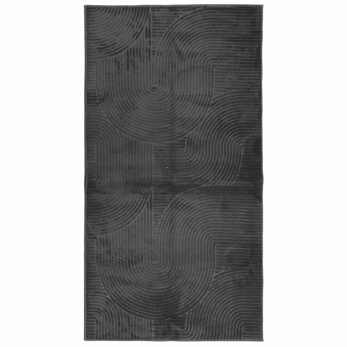 vidaXL Tappeto IZA a Pelo Corto Aspetto Scandinavo antracite 80x150 cm
