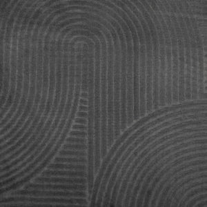 vidaXL Tappeto IZA a Pelo Corto con Aspetto Scandinavo antracite Ø80cm