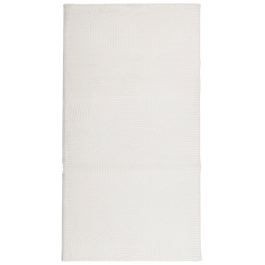 Tappeto IZA a Pelo Corto Aspetto Scandinavo Crema 80x150 cm 375438